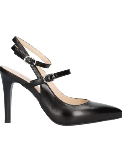 Scarpa con tacco fino Nero Giardini da donna nera