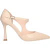 Scarpa con tacco fino Nero Giardini da donna beige