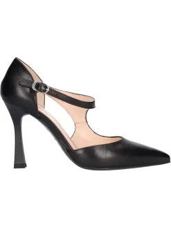 Scarpa con tacco fino Nero Giardini da donna nera
