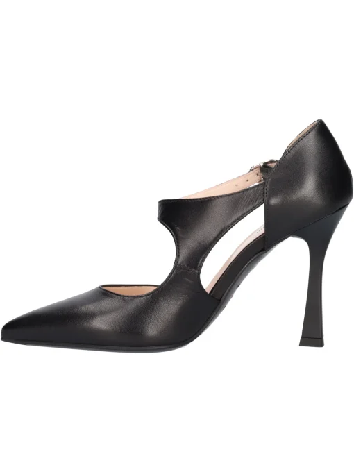 Scarpa con tacco fino Nero Giardini da donna nera