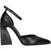 Scarpa con tacco largo Albano da donna nera