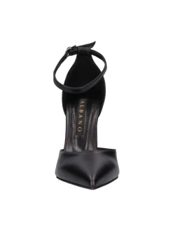 Scarpa con tacco largo Albano da donna nera