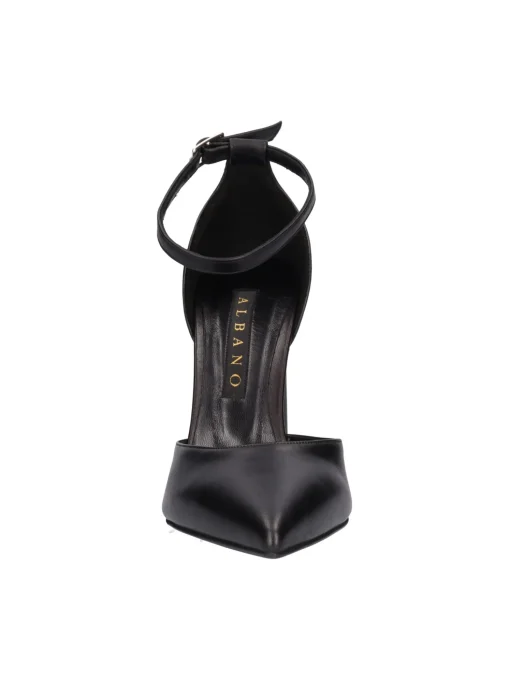 Scarpa con tacco largo Albano da donna nera