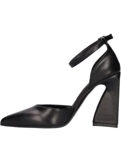 Scarpa con tacco largo Albano da donna nera