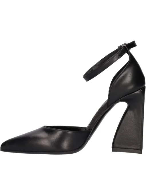 Scarpa con tacco largo Albano da donna nera