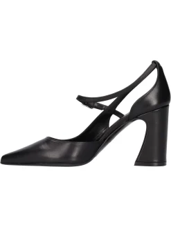 Scarpa con tacco largo Albano da donna nera