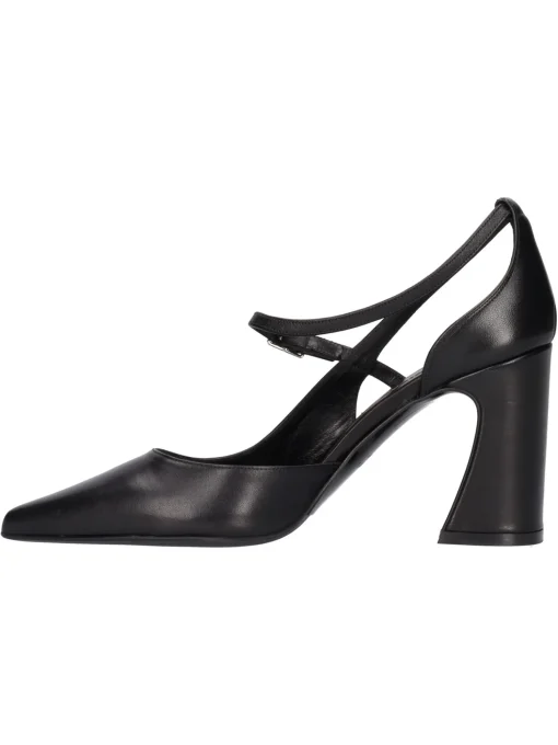 Scarpa con tacco largo Albano da donna nera