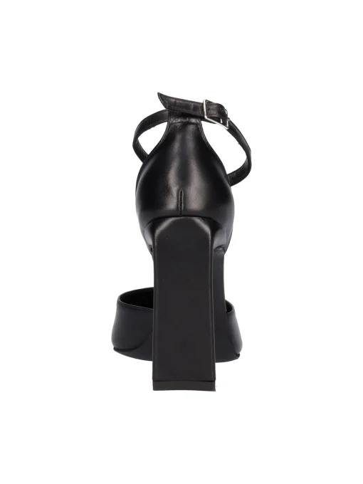 Scarpa con tacco largo Albano da donna nera