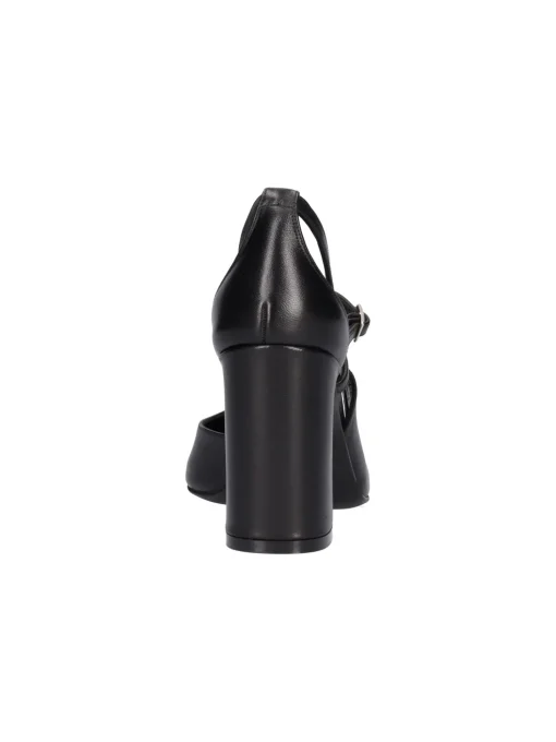Scarpa con tacco largo Albano da donna nera