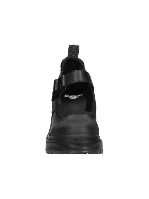 Scarpa con tacco largo Dr Martens Eviee Tech Sendal da donna nera