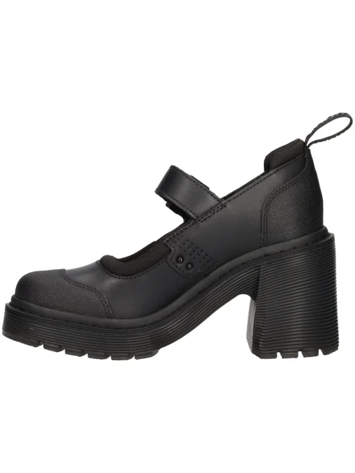 Scarpa con tacco largo Dr Martens Eviee Tech Sendal da donna nera