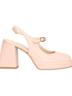 Scarpa con tacco largo Hilya da donna cipria