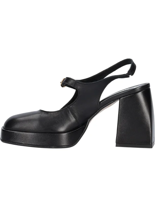Scarpa con tacco largo Hilya da donna nera