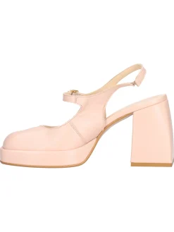Scarpa con tacco largo Hilya da donna cipria