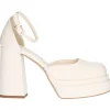 Scarpa con tacco largo Liviana da donna avorio
