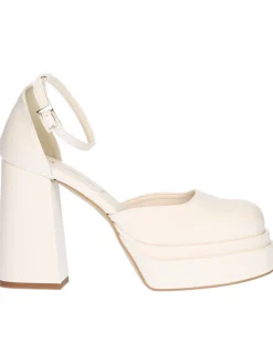 Scarpa con tacco largo Liviana da donna avorio