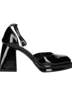 Scarpa con tacco largo Liviana da donna nera