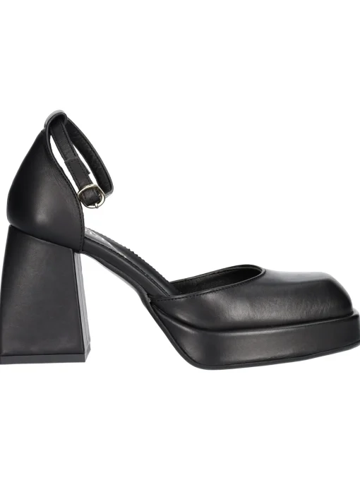 Scarpa con tacco largo Liviana da donna nera