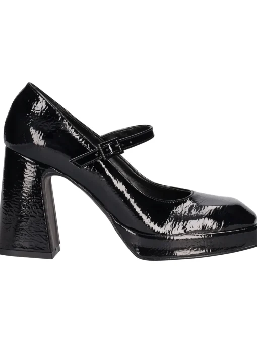 Scarpa con tacco largo Liviana da donna nera