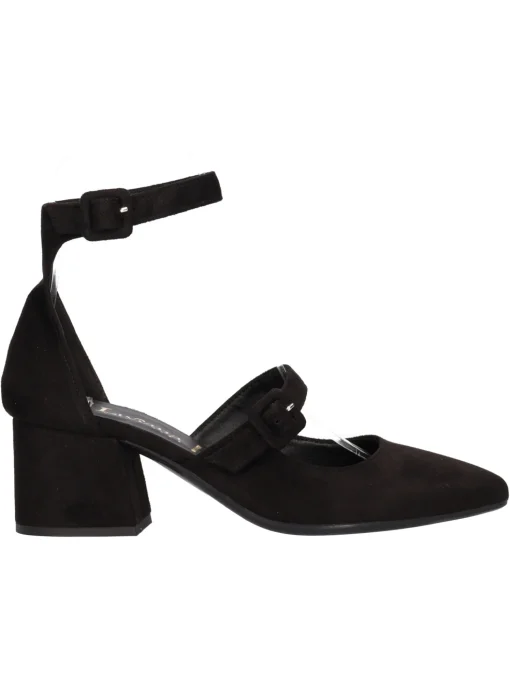 Scarpa con tacco largo Liviana da donna nera
