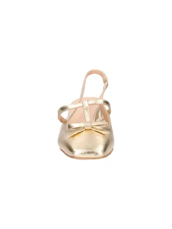 Scarpa con tacco largo Liviana da donna platino metal