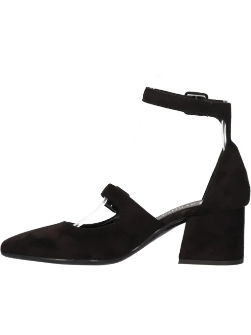 Scarpa con tacco largo Liviana da donna nera