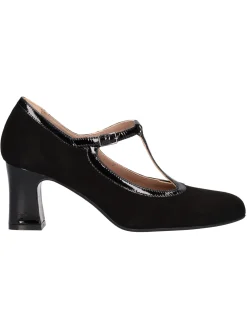 Scarpa con tacco largo Melluso da donna nera