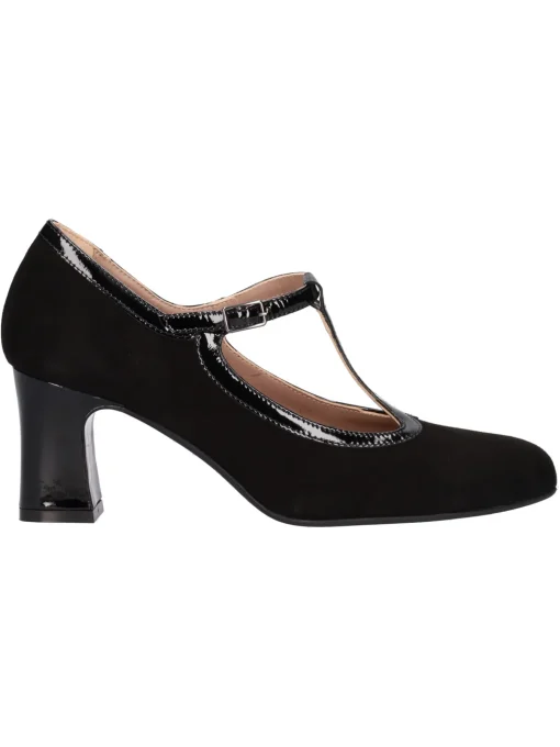 Scarpa con tacco largo Melluso da donna nera