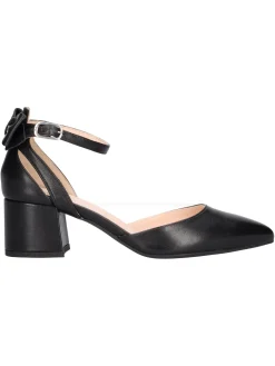 Scarpa con tacco largo Nero Giardini da donna nera