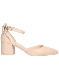 Scarpa con tacco largo Nero Giardini da donna beige