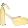Scarpa con tacco largo Nero Giardini da donna gialla