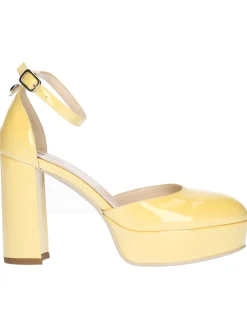 Scarpa con tacco largo Nero Giardini da donna gialla