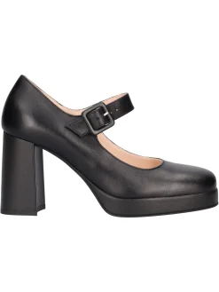Scarpa con tacco largo Nero Giardini da donna nera
