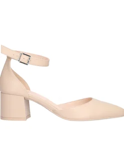 Scarpa con tacco largo Nero Giardini da donna beige