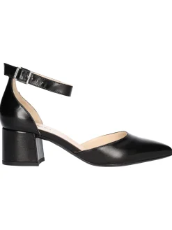 Scarpa con tacco largo Nero Giardini da donna nera