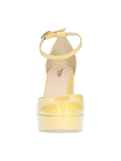 Scarpa con tacco largo Nero Giardini da donna gialla