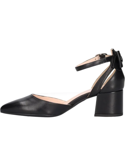 Scarpa con tacco largo Nero Giardini da donna nera