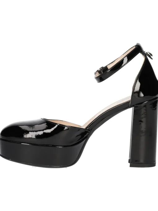 Scarpa con tacco largo Nero Giardini da donna nera
