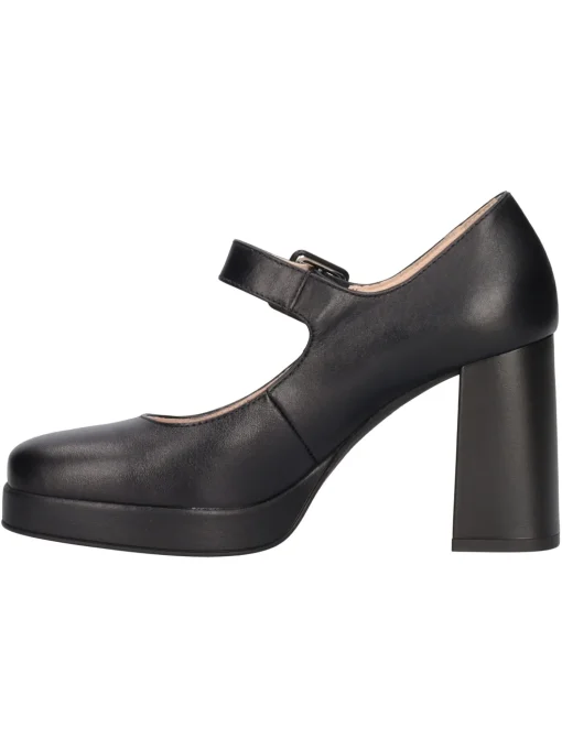 Scarpa con tacco largo Nero Giardini da donna nera