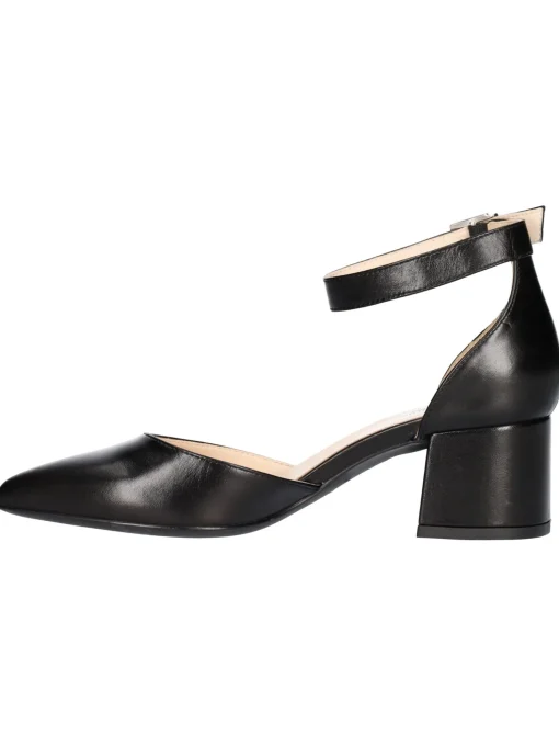 Scarpa con tacco largo Nero Giardini da donna nera