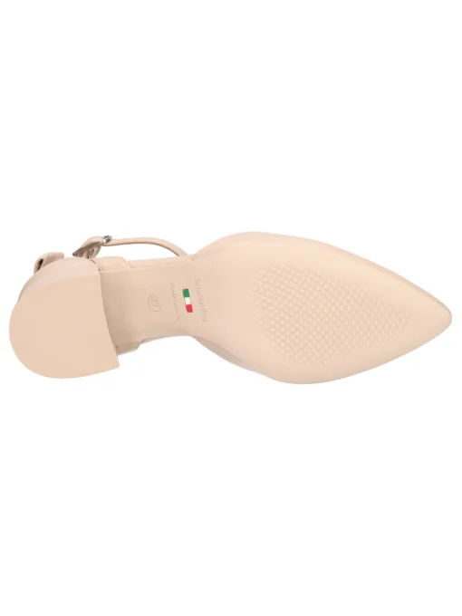 Scarpa con tacco largo Nero Giardini da donna beige
