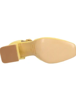 Scarpa con tacco Liviana da donna gialla