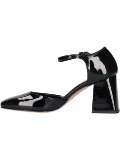 Scarpa con tacco targo Liviana da donna nera