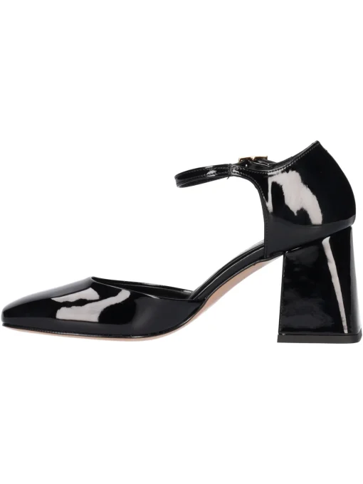 Scarpa con tacco targo Liviana da donna nera