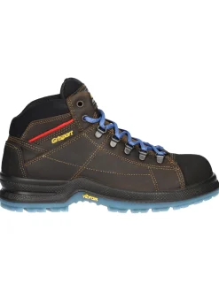 Scarpa da lavoro antinfortunistica Grisport da uomo marrone