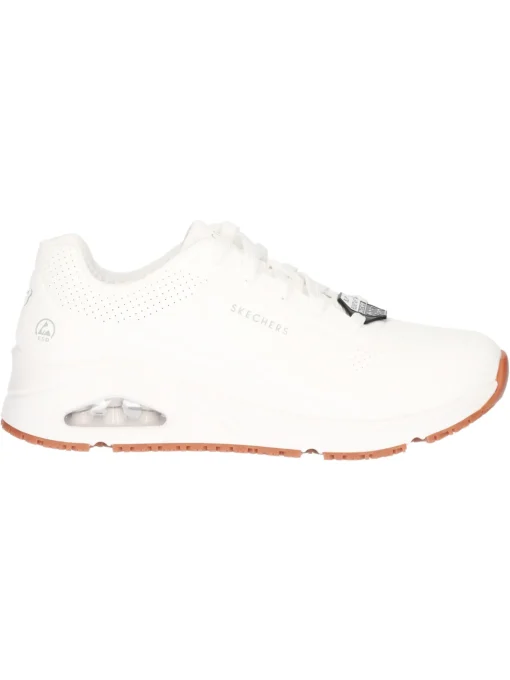 Scarpa da lavoro Skechers Uno Air-Cooled da donna bianca