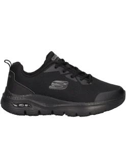 Scarpa da lavoro Skechers Arch-Fit da donna nera