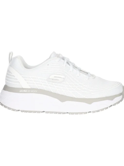 Scarpa da lavoro Skechers da donna bianca