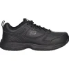 Scarpa da lavoro Skechers Relaxed Fit da donna nera