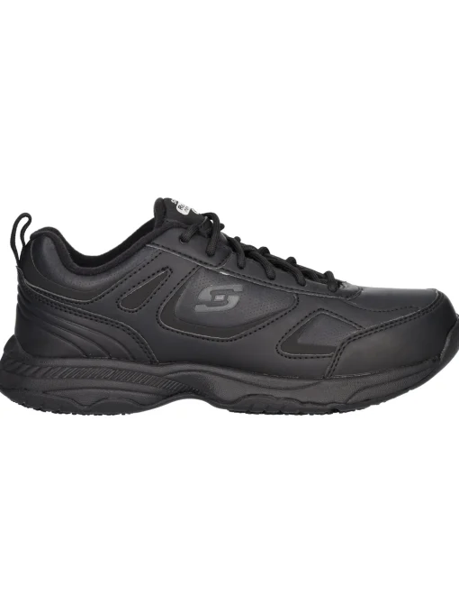 Scarpa da lavoro Skechers Relaxed Fit da donna nera